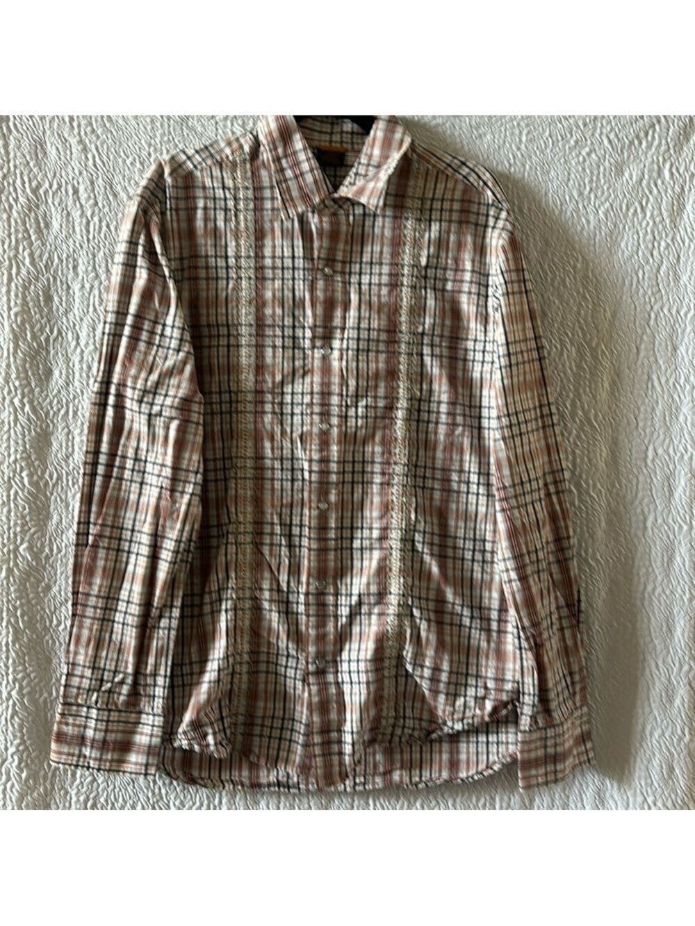 Timberland Travel Equipment Long Sleeve Snap Down Shirt